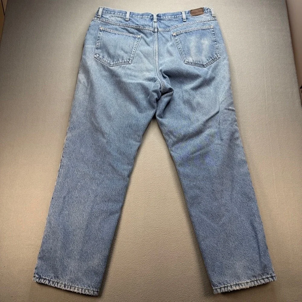 LL Bean Jeans Classic Fit Fleece Lined Straight‎ 40x32 (FIT 39x31) Denim Winter